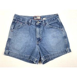 Old Navy Shorts Womens 10 Denim Medium Wash Blue Jeans Pockets Cotton
